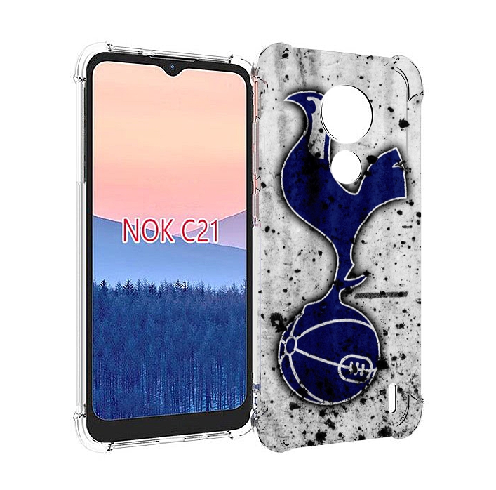 

Чехол MyPads фк тоттенхэм лондон для Nokia C21, Прозрачный, Tocco