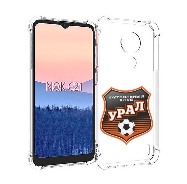 

Чехол MyPads фк урал мужской для Nokia C21, Прозрачный, Tocco