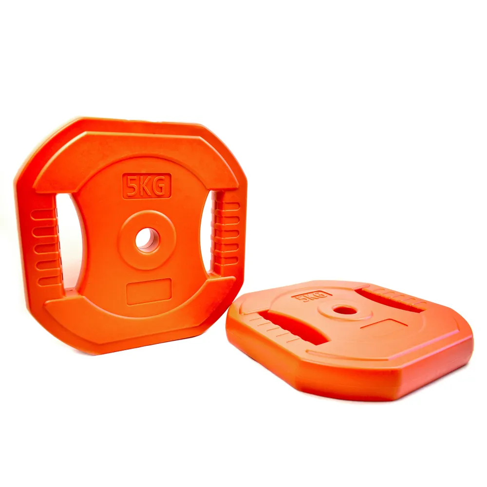 Набор дисков для штанги ProRun, пластиковых 2 x 5 кг, 100-5038, оранжевый