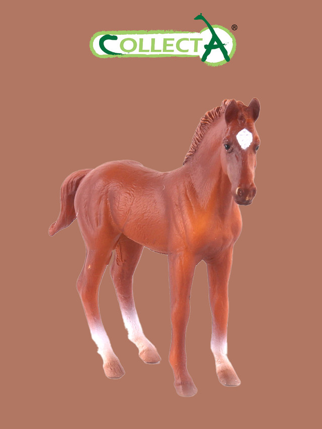 Фигурка лошади Collecta, Жеребец чистокровный каштановый фигурка животного лошадь жеребец чистокровный