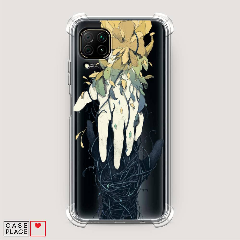 

Чехол Awog на Huawei Nova 7i "Сплетения рук", Разноцветный, 611851-1