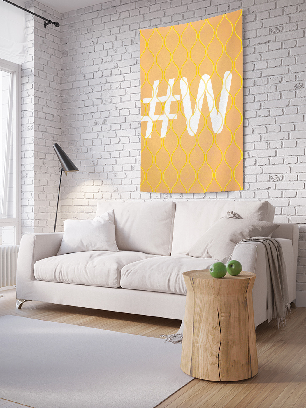 

Вертикальное фотопанно на стену JoyArty Оранжевая w с хештэгом 100x150 см, Оранжевая w с хештэгом