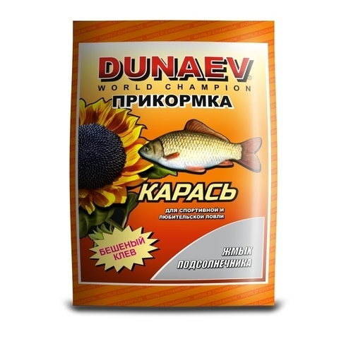 Прикормка Dunaev Классика 0,9 кг Карась Жмых Подсолнечника FLS022