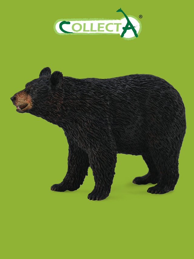 Фигурка животного Collecta, Американский чёрный медведь кружка 450 мл чёрный медведь maxwell