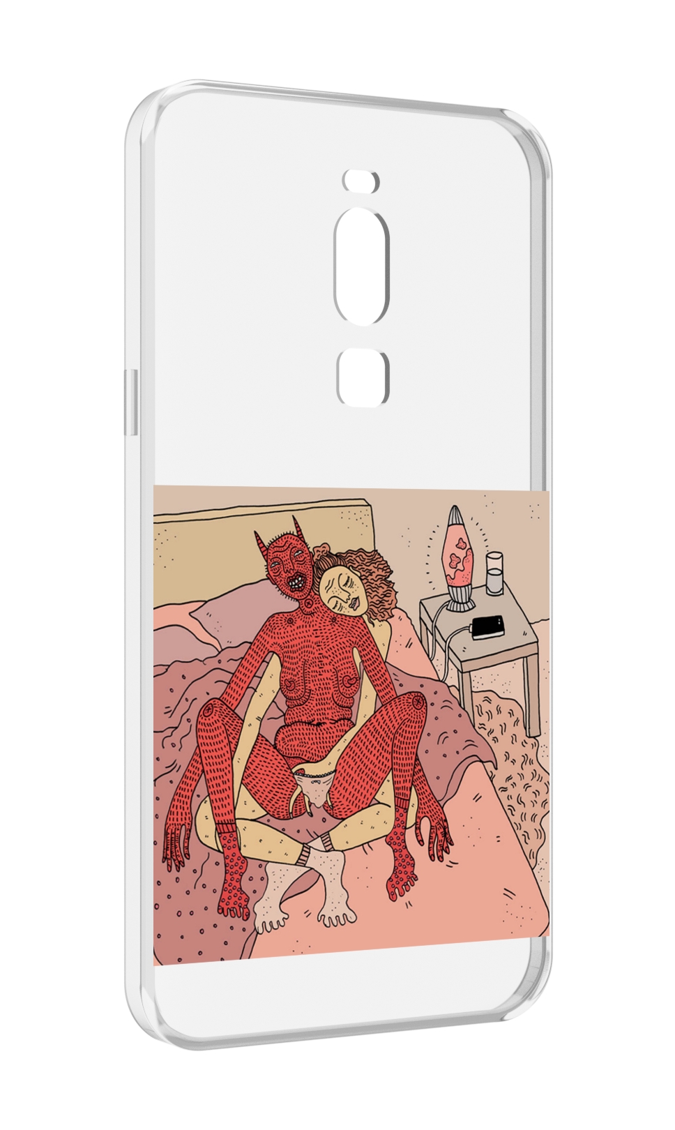 

Чехол MyPads девушка-без-кожи для Meizu Note 8, Прозрачный, Tocco