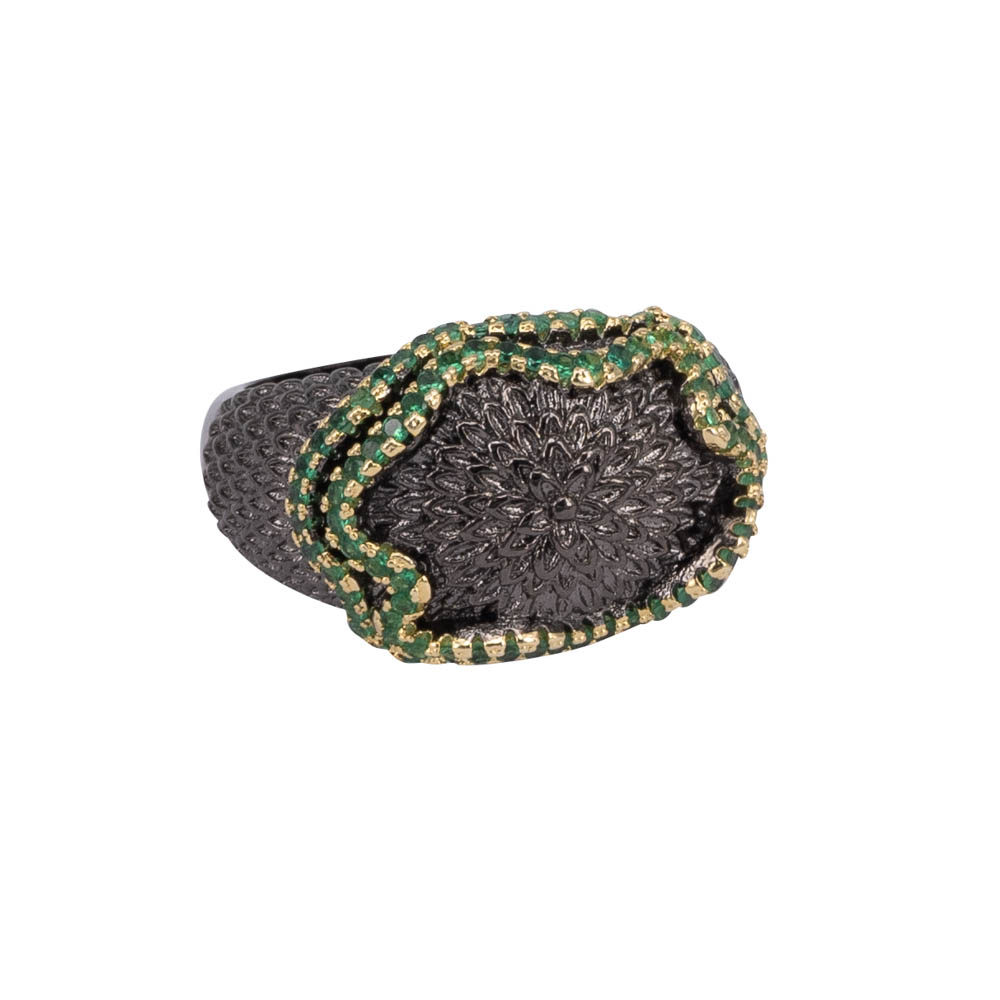 Кольцо женское бижутерное Дорожка камней OTOKODESIGN 6-56399 р.17.25