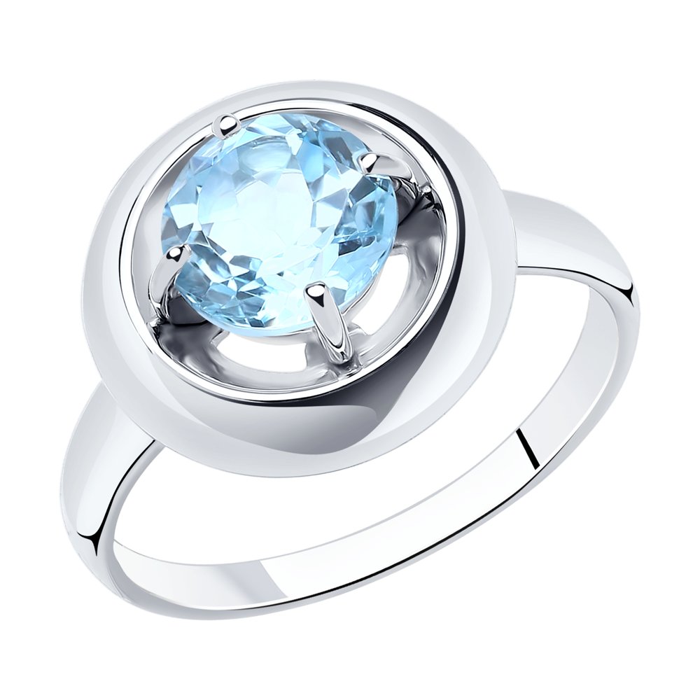 фото Кольцо женское diamant 94-310-00782-1 р.17.5