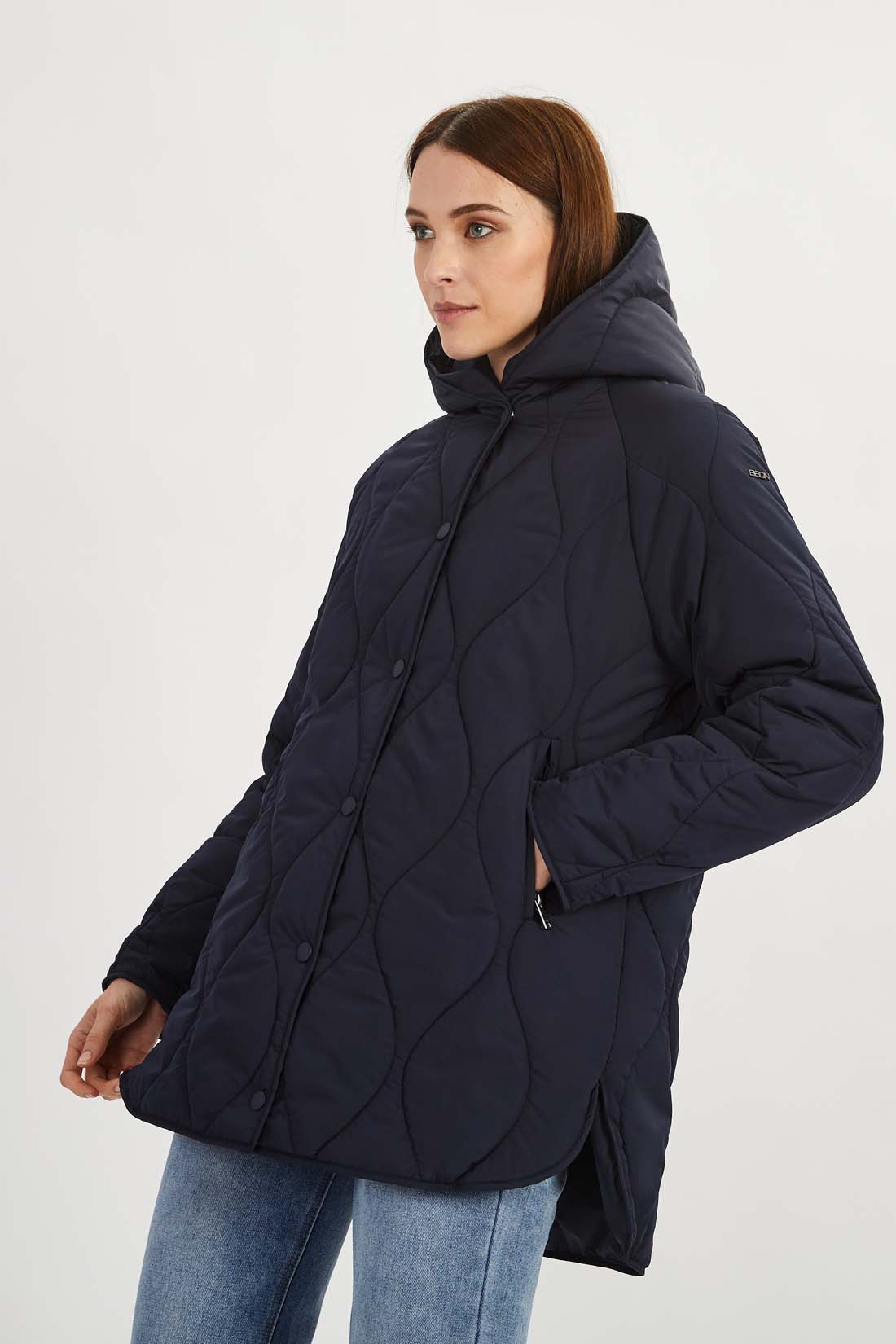 

Куртка женская Baon B0322005 синяя 3XL, B0322005