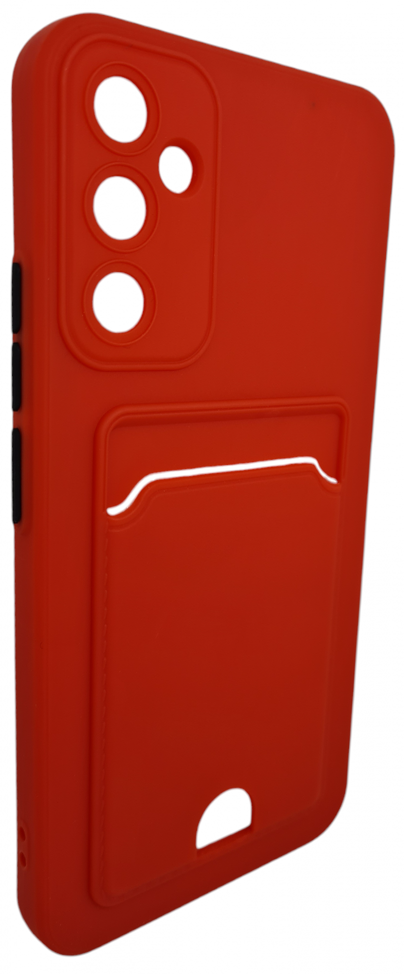 

Чехол-накладка Mariso BUTTON с карманом для карт для Samsung Galaxy S23+ SM-S916 красный
