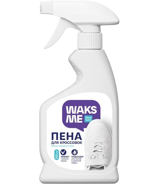 Пропитка для обуви WaksMe White Sneaker Foam 250 мл