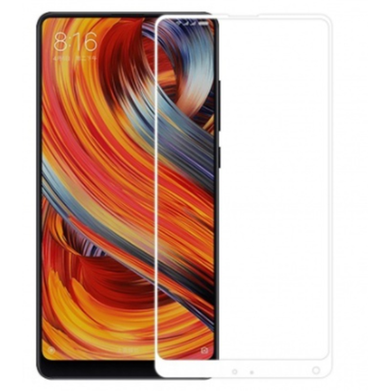 

Защитное стекло на Xiaomi Mi Mix 2, 3D, белый, X-Case