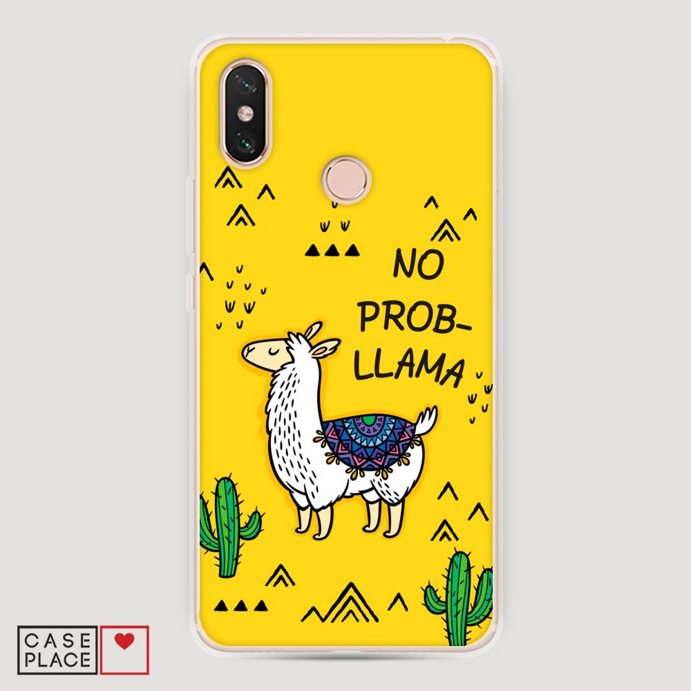 

Пластиковый чехол "No probLLama" на Xiaomi Mi Max 3