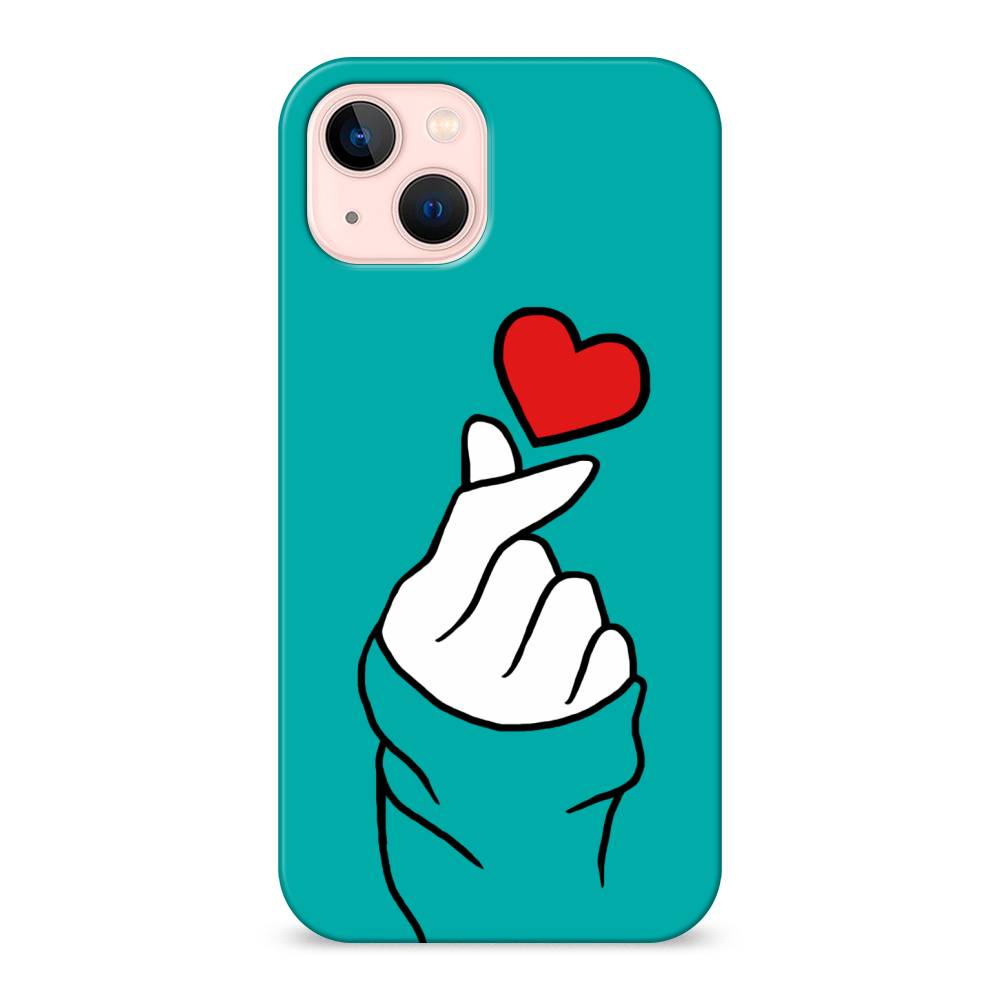 

Пластиковый чехол "Маленькое сердечко" на Apple iPhone 13, 14220-5