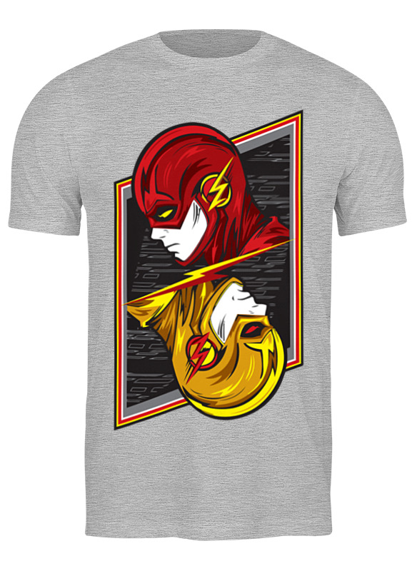 

Футболка женская Printio Flash (молния) серая M, Серый, Flash (молния)