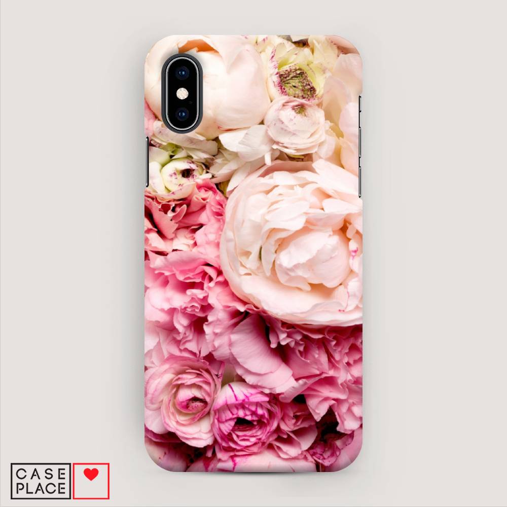 

Пластиковый чехол "Пионы яркие" на Apple iPhone X (10), 11020-6
