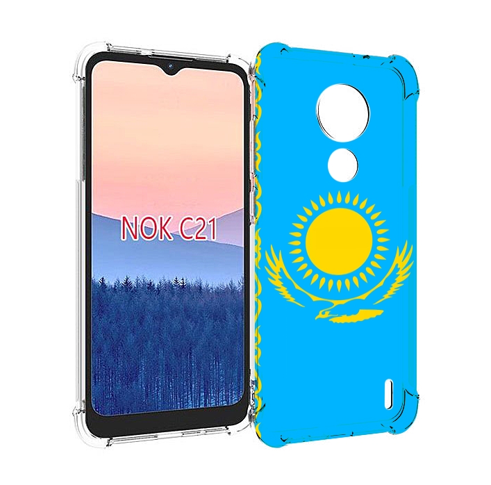 

Чехол MyPads флаг Казахстана-1 для Nokia C21, Прозрачный, Tocco