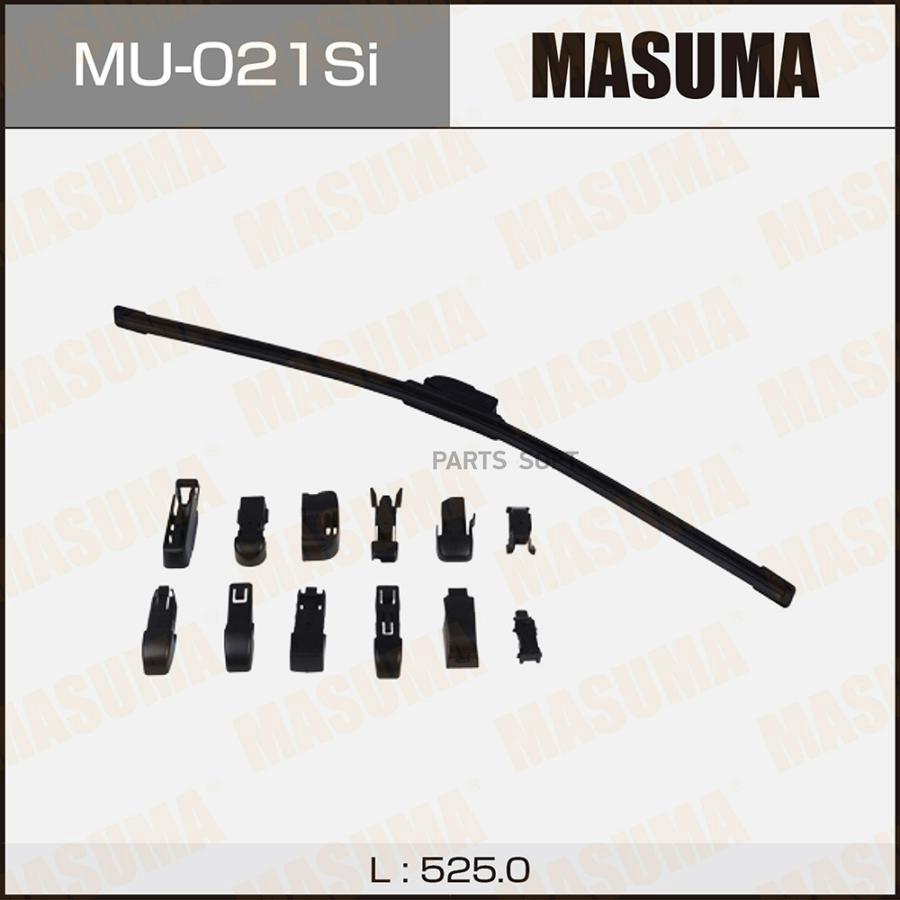 

Стеклоочиститель Силикон Крюк (525мм) Masuma арт. MU-021Si
