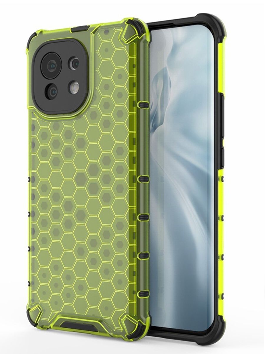 

Чехол Combee для смартфона Xiaomi Mi 11 Зеленый
