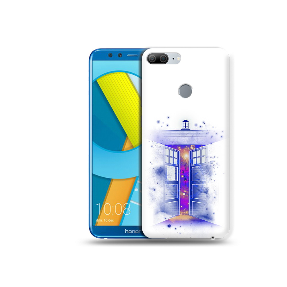 

Чехол MyPads Tocco для Huawei Honor 9 Lite фиолетовый уголок абстракция (PT117118.56.659), Прозрачный, Tocco
