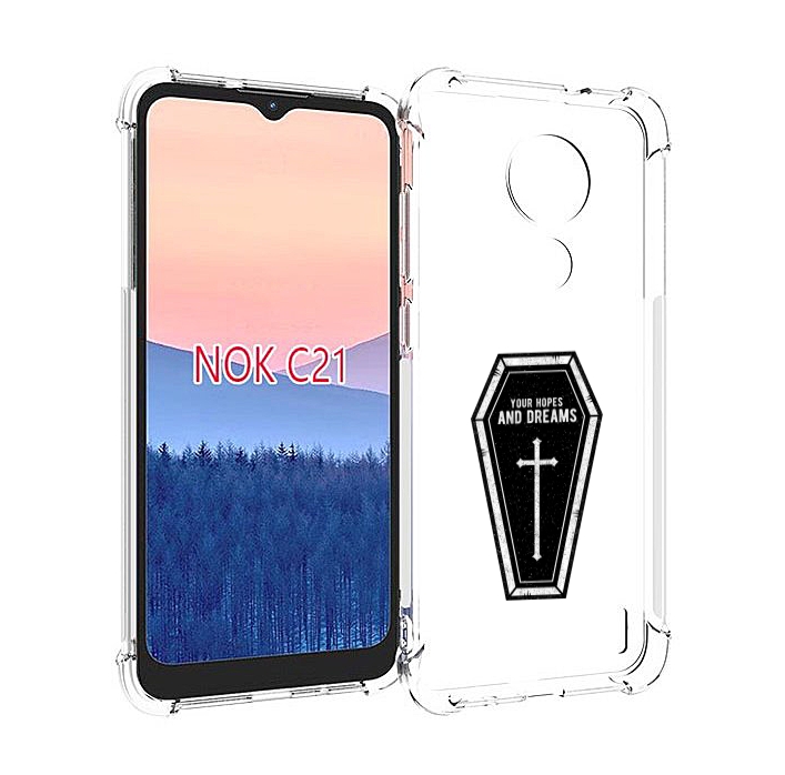 

Чехол MyPads гроб с мечтами для Nokia C21, Прозрачный, Tocco