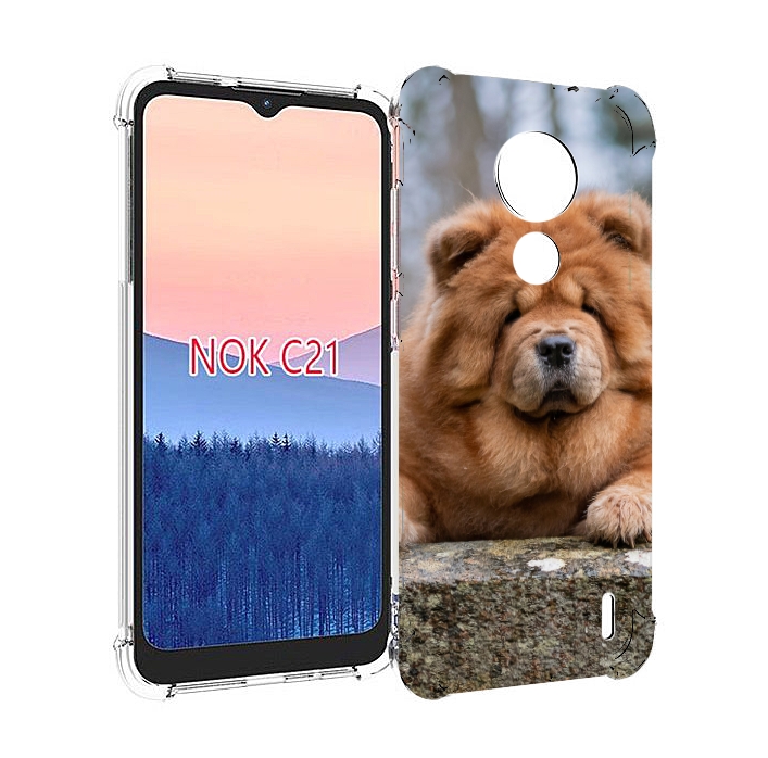 

Чехол MyPads чау чау для Nokia C21, Прозрачный, Tocco