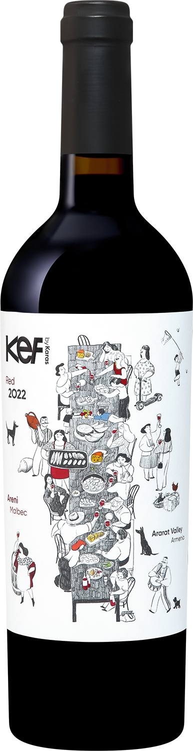 

Вино красное сухое Tierras de Armenia Kef By Karas Areni Malbec Ararat Valley 13,5% 0,75л