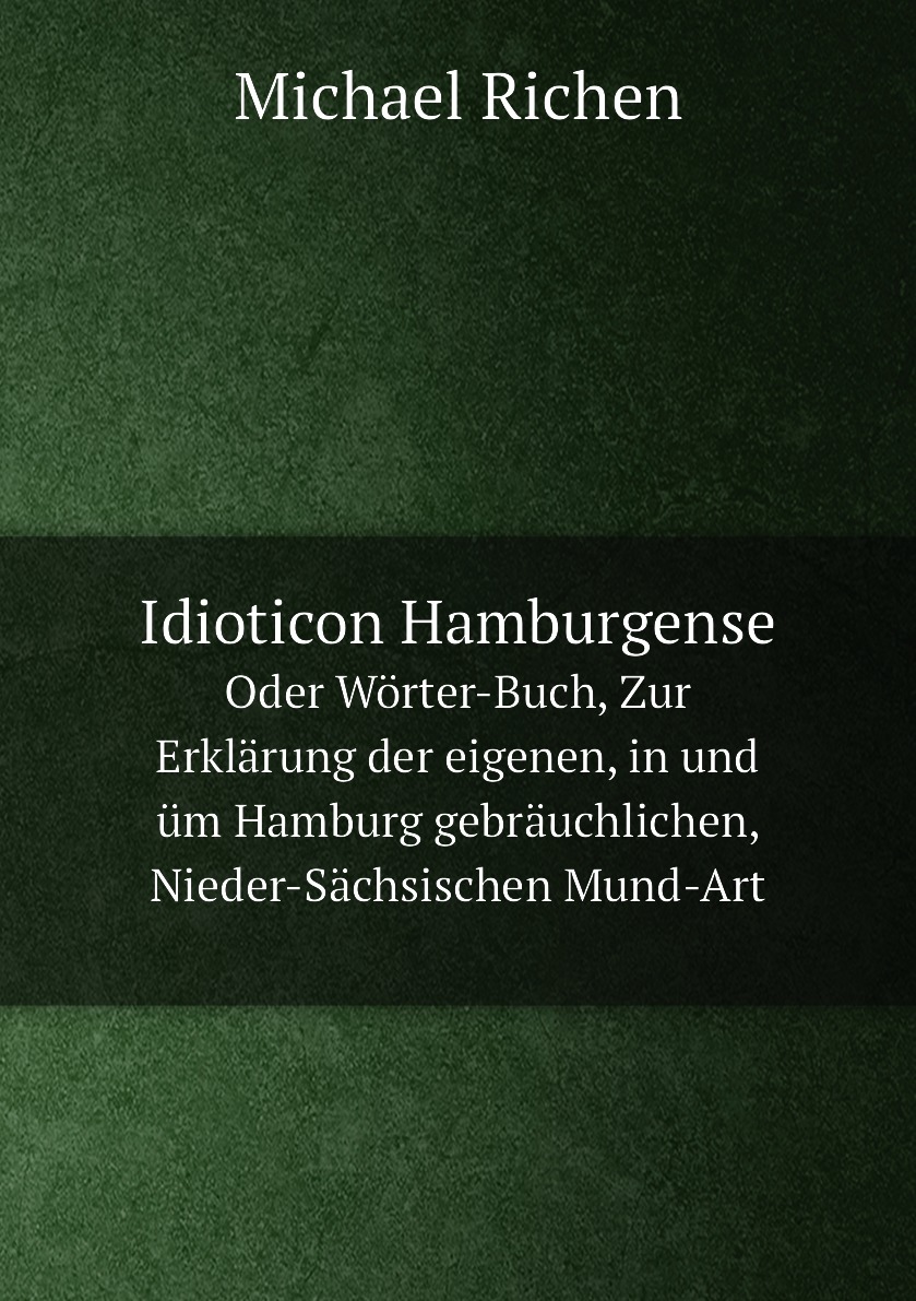 

Idioticon Hamburgense