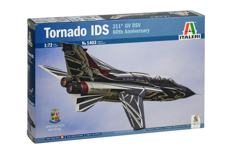 

Сборная модель Italeri 1/72 Самолёт TORNADO IDS 60° Anniv.311 ° GV RSV 1403