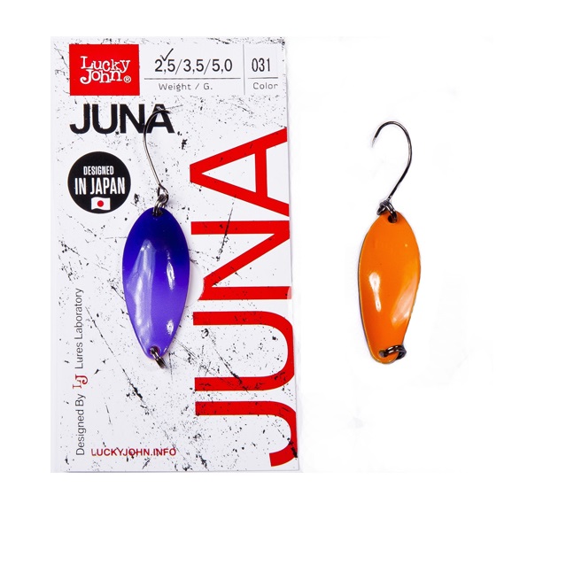 

Блесна Lucky John Juna 2,5 г, 031, 1 шт., Розовый, Juna