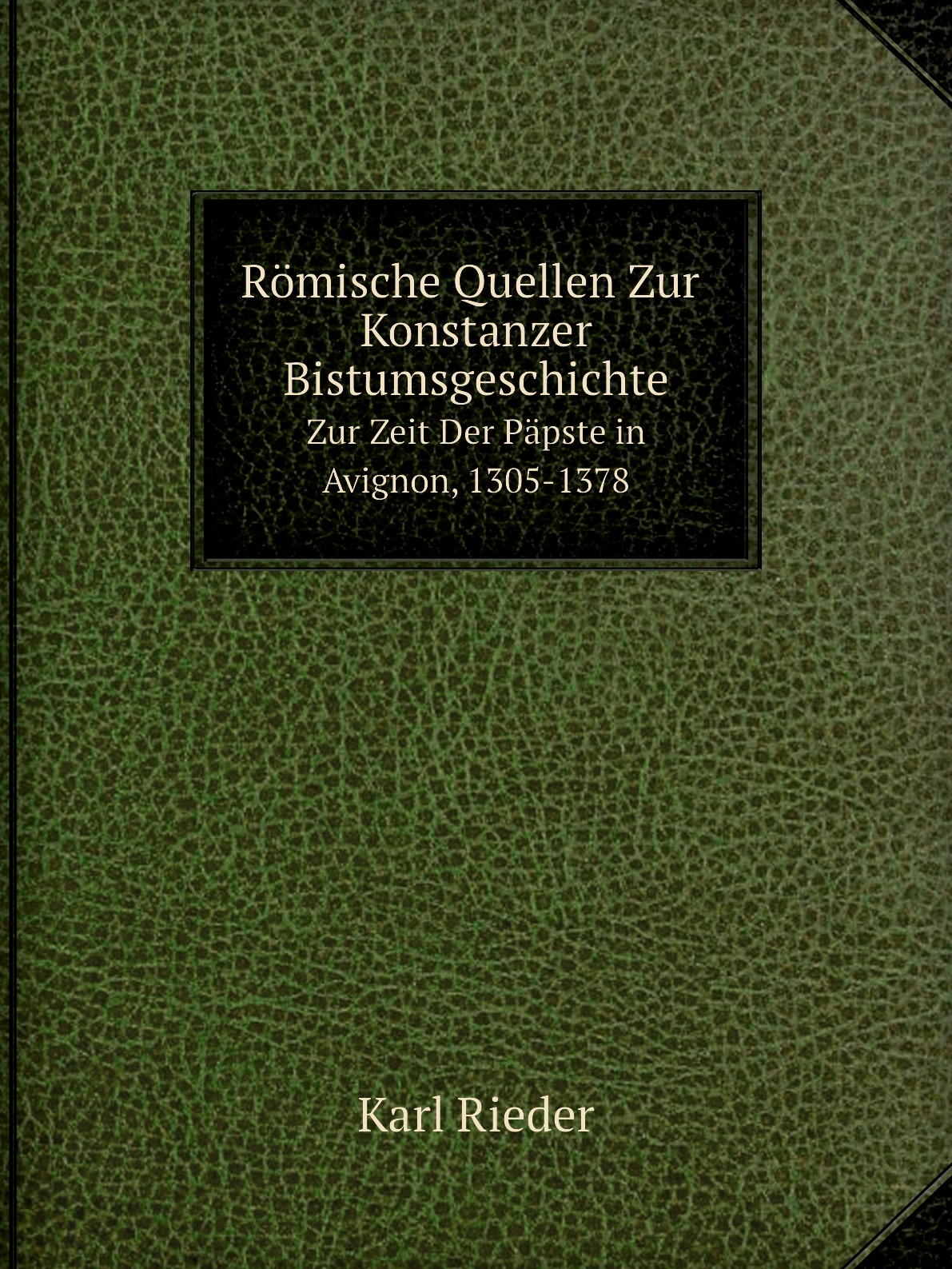 

Romische Quellen Zur Konstanzer Bistumsgeschichte