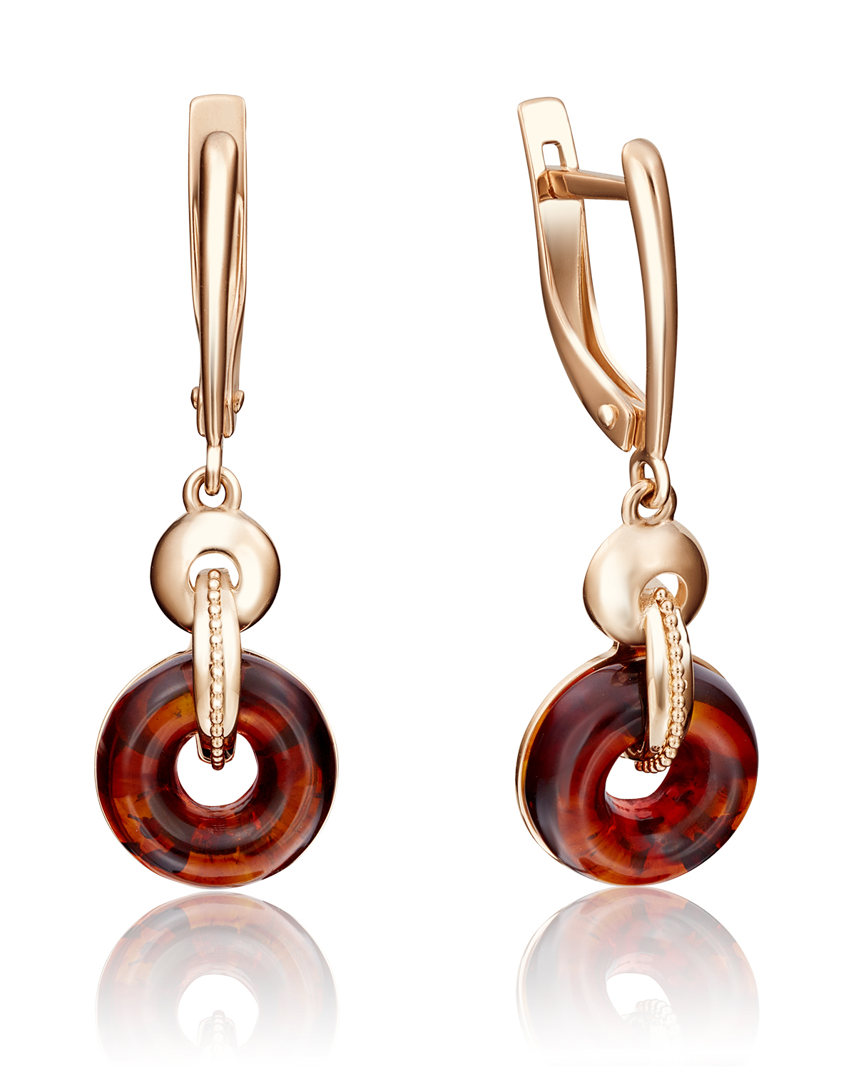 

Серьги из золота PLATINA jewelry 02-4182-00, янтарь, 02-4182-00