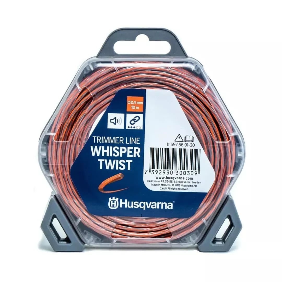 

Леска для триммера прямая крест 2,7 мм Husqvarna Whisper twist 5976691-30 10 м, Оранжевый;коричневый, Whisper Twist