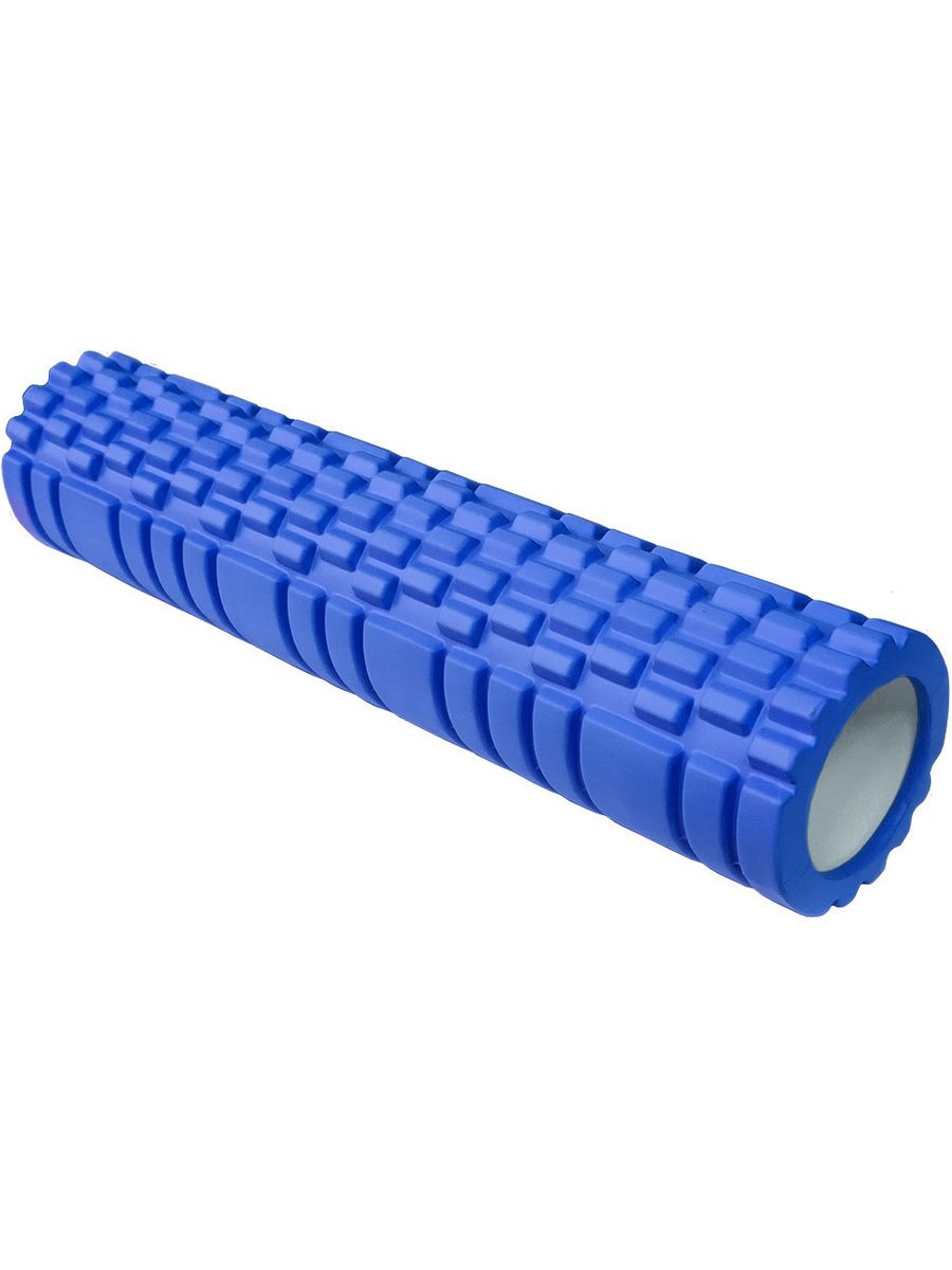 Валик для йоги Sportex E29390-8 синий 61x14