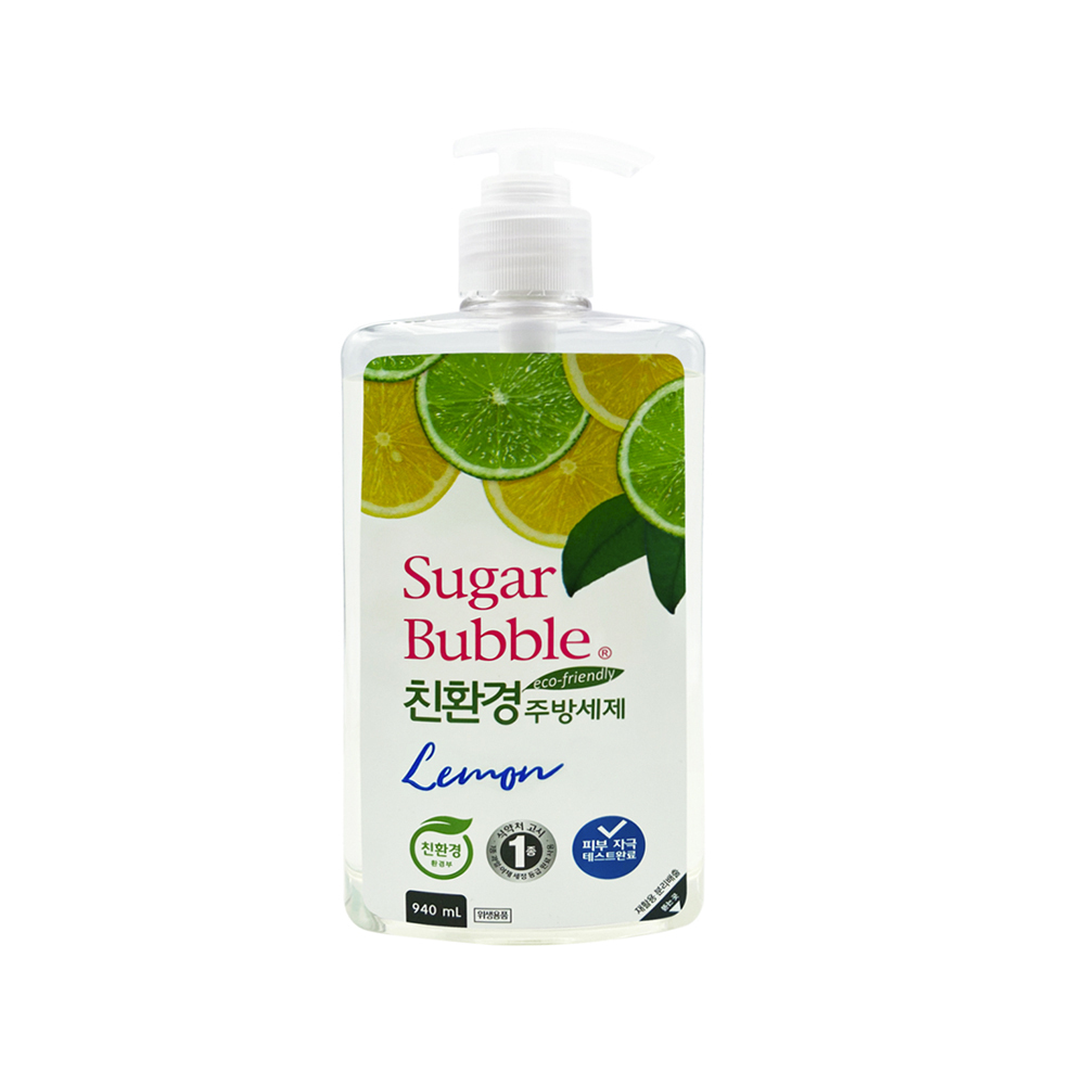 Экологичное средство для мытья посуды Sugar Bubble лимон 940 мл