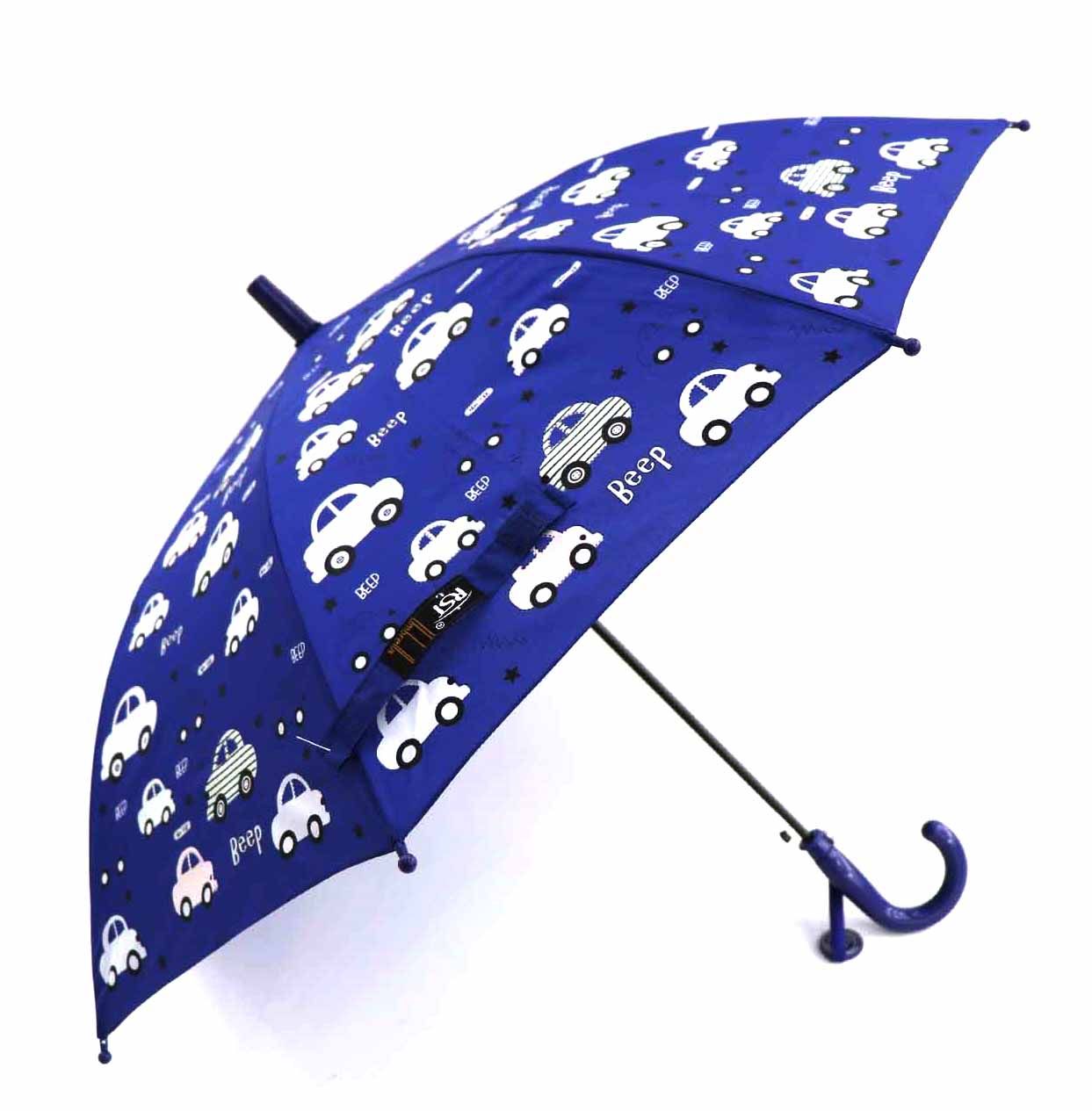 фото Детский зонт-трость lacogi полуавтомат, рисунок-хамелеон, синий