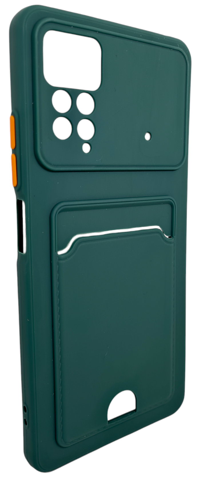 

Чехол-накладка Mariso BUTTON с карманом для карт для Xiaomi Redmi Note 12 Pro (4G) зеленый