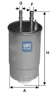 

Фильтр Топл. UFI 24one01