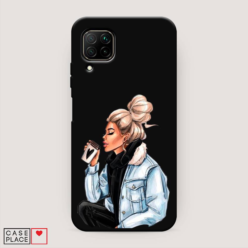 

Чехол Awog на Huawei Nova 7i "Cute girl", Разноцветный, 611852-1