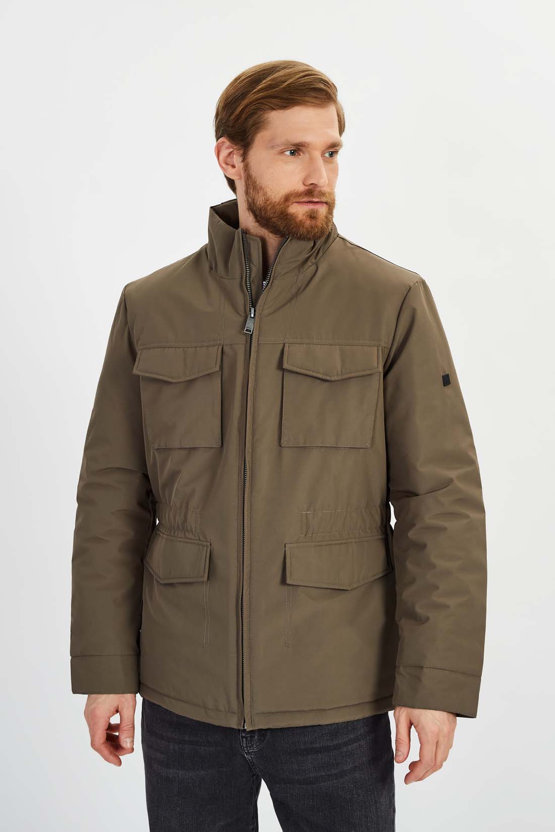 

Ветровка мужская Baon B5322019 коричневая 3XL, Коричневый, B5322019