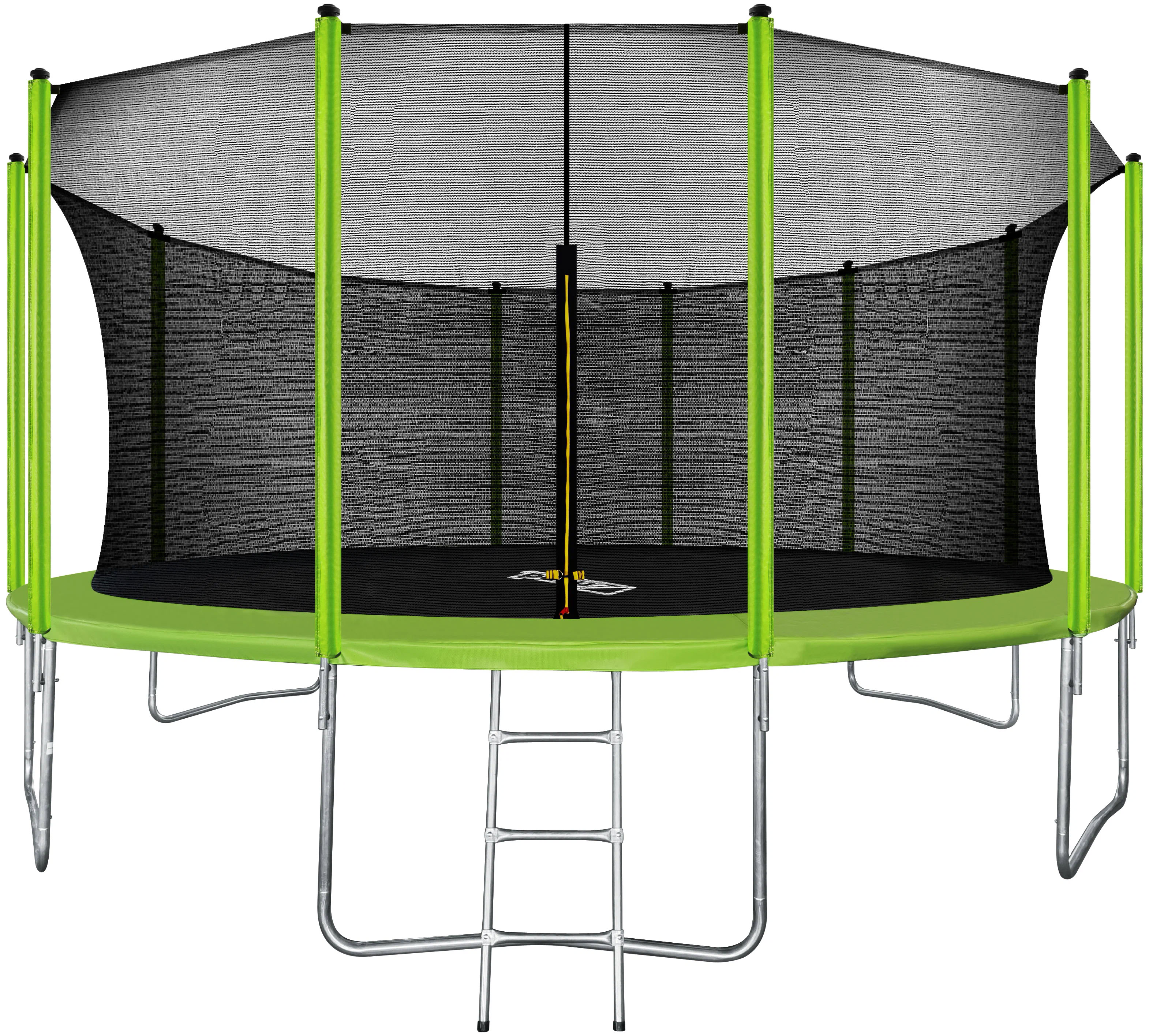 фото Arland батут 16ft с внутренней страховочной сеткой и лестницей (light green) (светло-зелен
