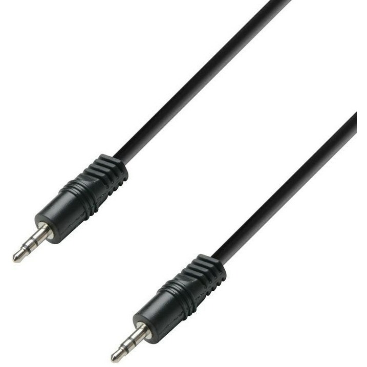 

Кабель аудио 1xMini Jack - 1xMini Jack Adam Hall K3BWW0090 0.9m, K3BWW0090 0.9m