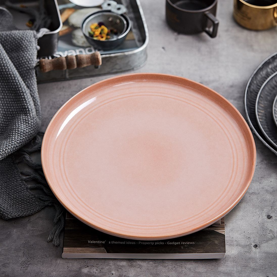

Набор посуды Stoneware тарелки обеденные 27 см 4 шт., Тарелки Stoneware