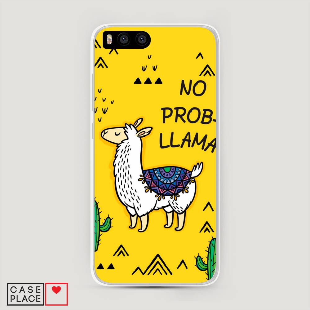 

Пластиковый чехол "No probLLama" на Xiaomi Mi6
