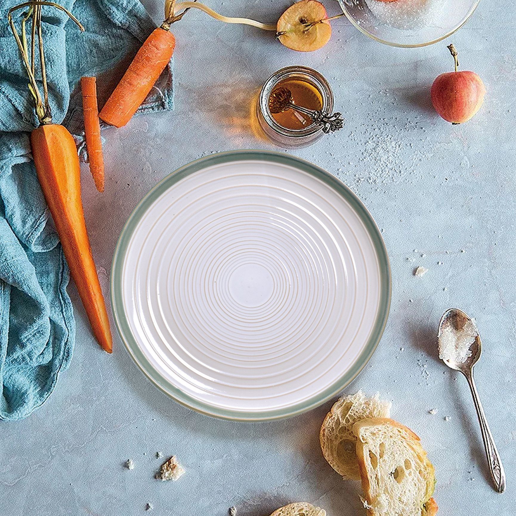 

Набор посуды White Stoneware тарелки обеденные 26,5 см 4 шт., Тарелки White Stoneware