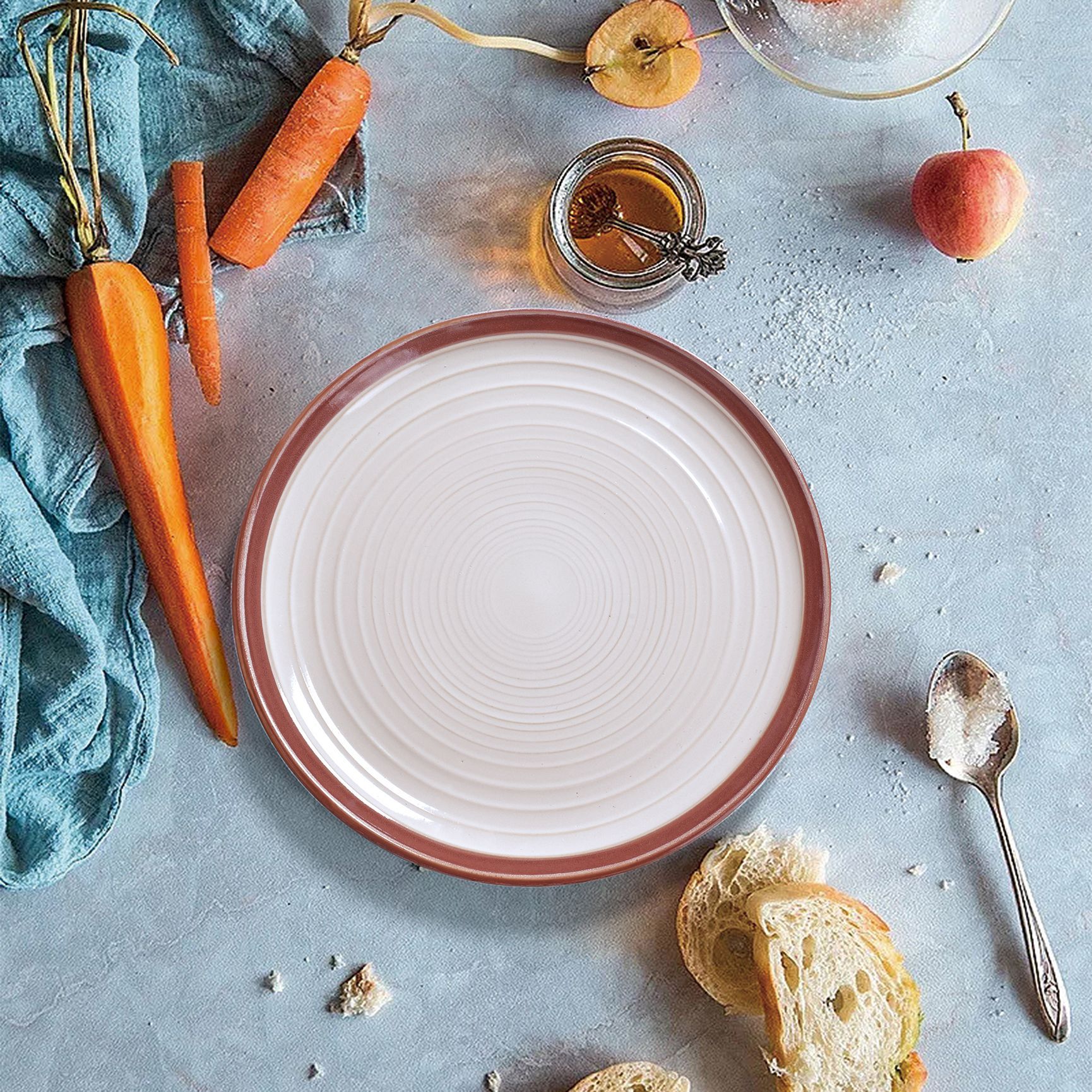 

Набор посуды White Stoneware тарелки обеденные 26,5 см 4 шт., Тарелки White Stoneware