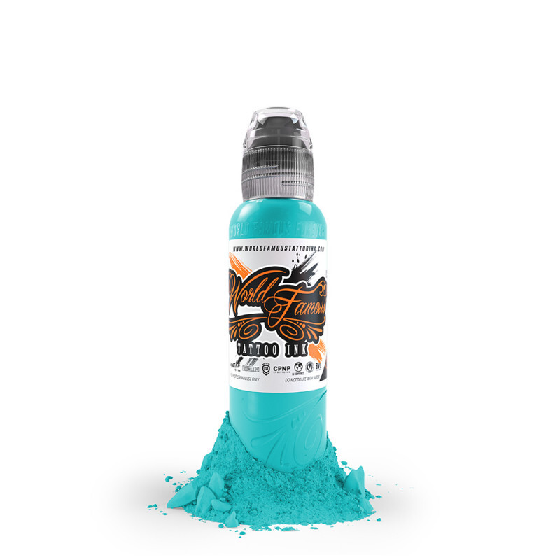 

Краска для тату World Famous Miami blue, 60 мл, синяя, World Famous синий