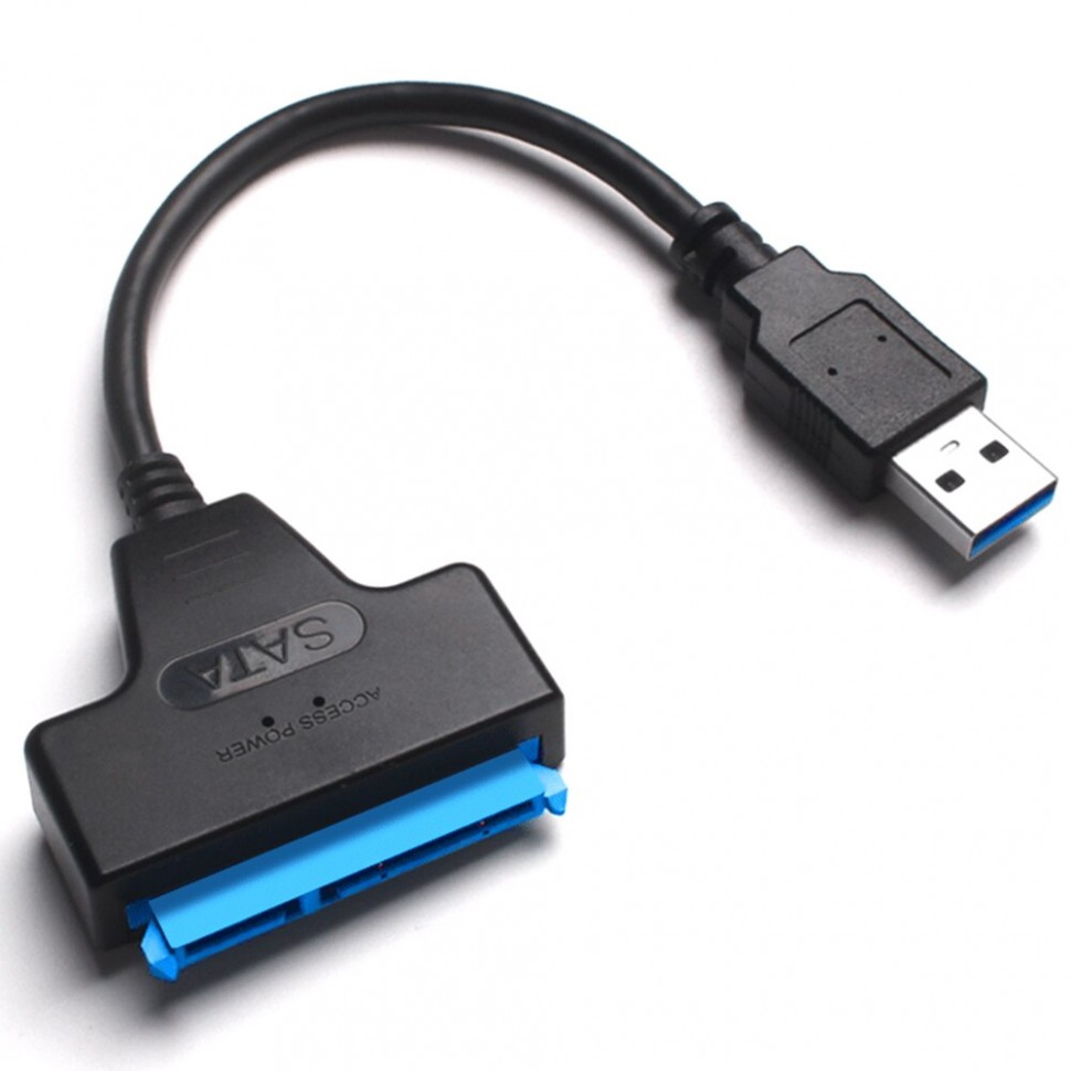 Адаптер 2emarket USB A-SATA 7+15 pin Black