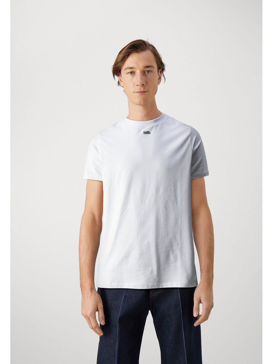 

Футболка мужская Karl Lagerfeld K4822O0G8 белая M, Белый, K4822O0G8