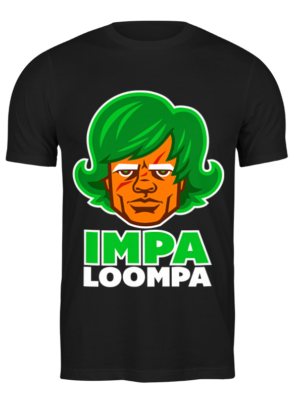 

Футболка мужская Printio Impa loompa (game of thrones) черная 3XL, Impa loompa (game of thrones)