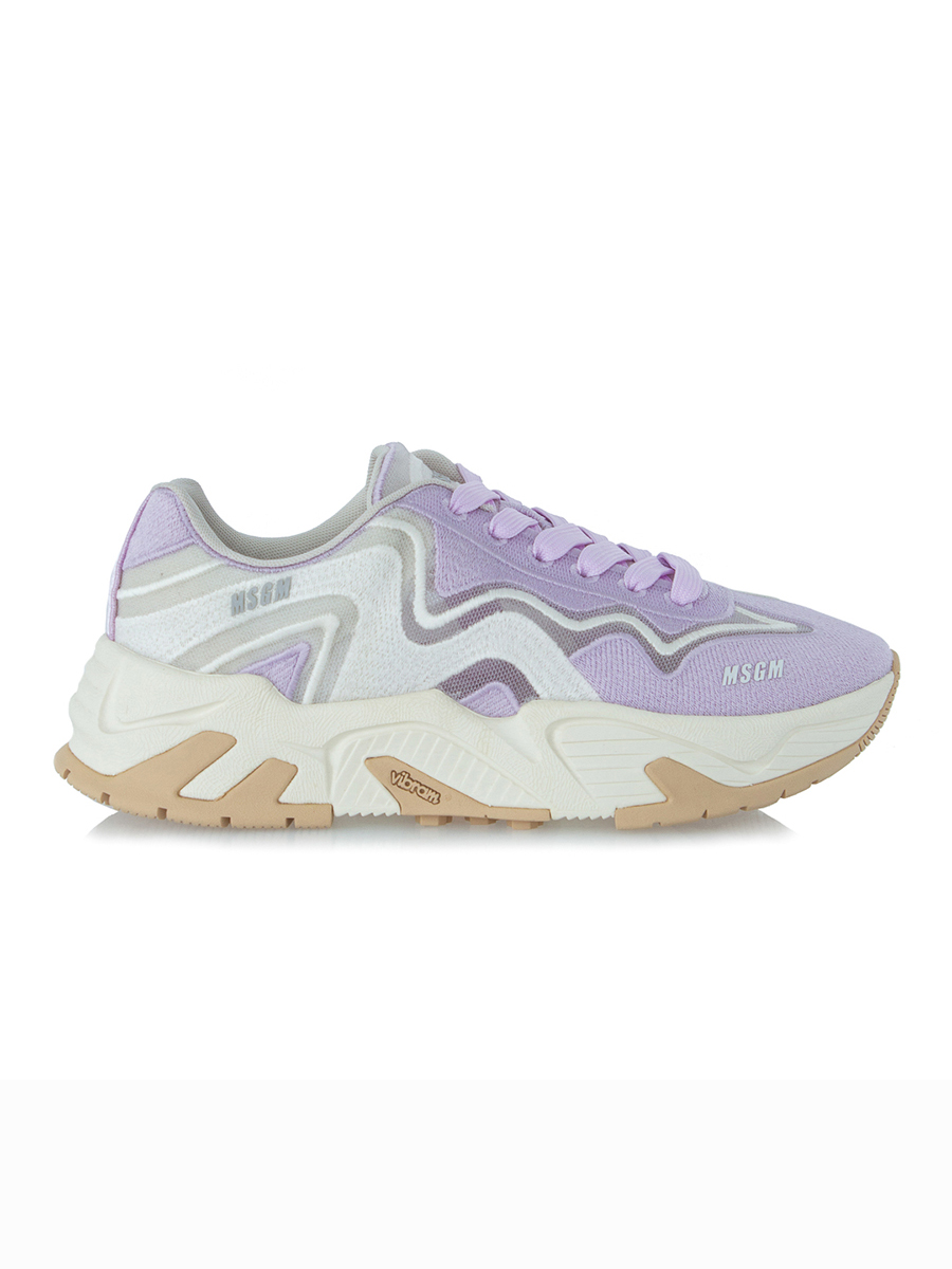 

Кроссовки женские MSGM 3241MDS701 фиолетовые 39 IT, 3241MDS701